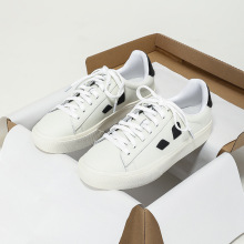 代购级~法国V字休闲鞋2025春季新款平底低帮运动休闲真皮小白鞋女