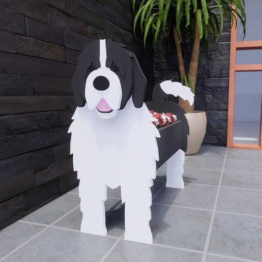 Cross-border exclusive for Amazon pet flowerpot pet shape planting pot foreign trade reinforcement outdoor courtyard cultivation potted plants