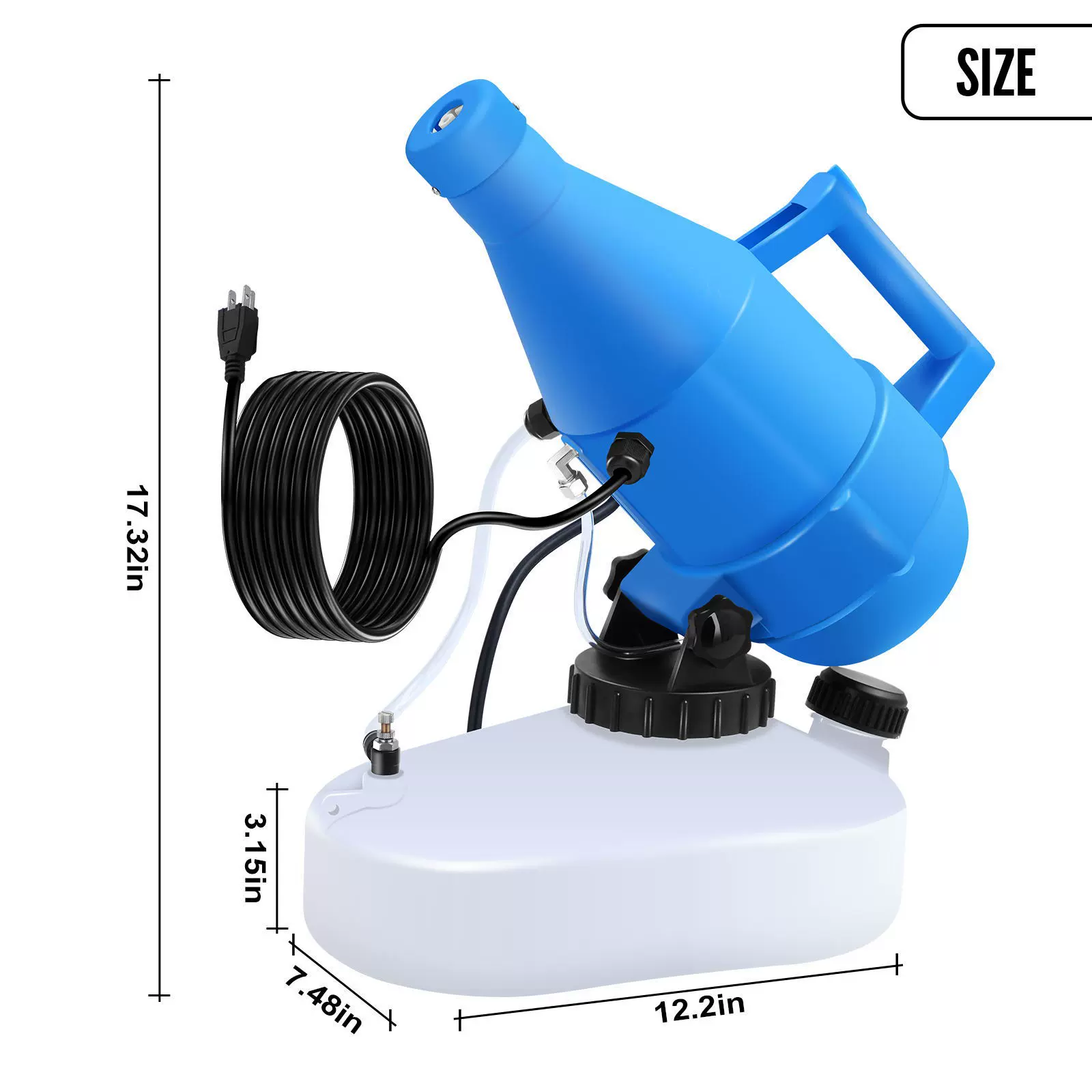 4.5升手提式家用消毒机超低容量电动喷雾器消毒杀菌雾化打药机