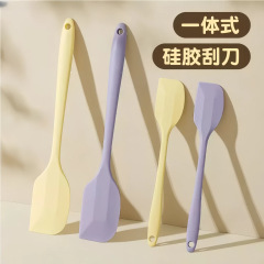 大きい小さいサイズの一体式のシリコンのスクレーパーのクリームのケーキのスクレーパーのチョコレートのミキシングのナイフのベーキングツール
