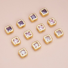 �~�18K������ɫ�荲�ɫ���鷽�θ���ɢ�鴮�� diy ����ִ����