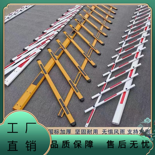 Thickened gate railing octagonal electric lifting rod aluminum alloy access control square rod large guard automatic bar car rod