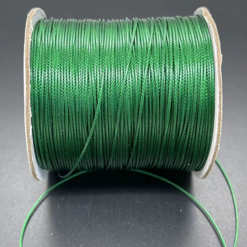 Cuerdas de cera multicolores cuerdas de cuero PU cuerdas de cera trenzadas cuerdas creativas collares colgantes image 8