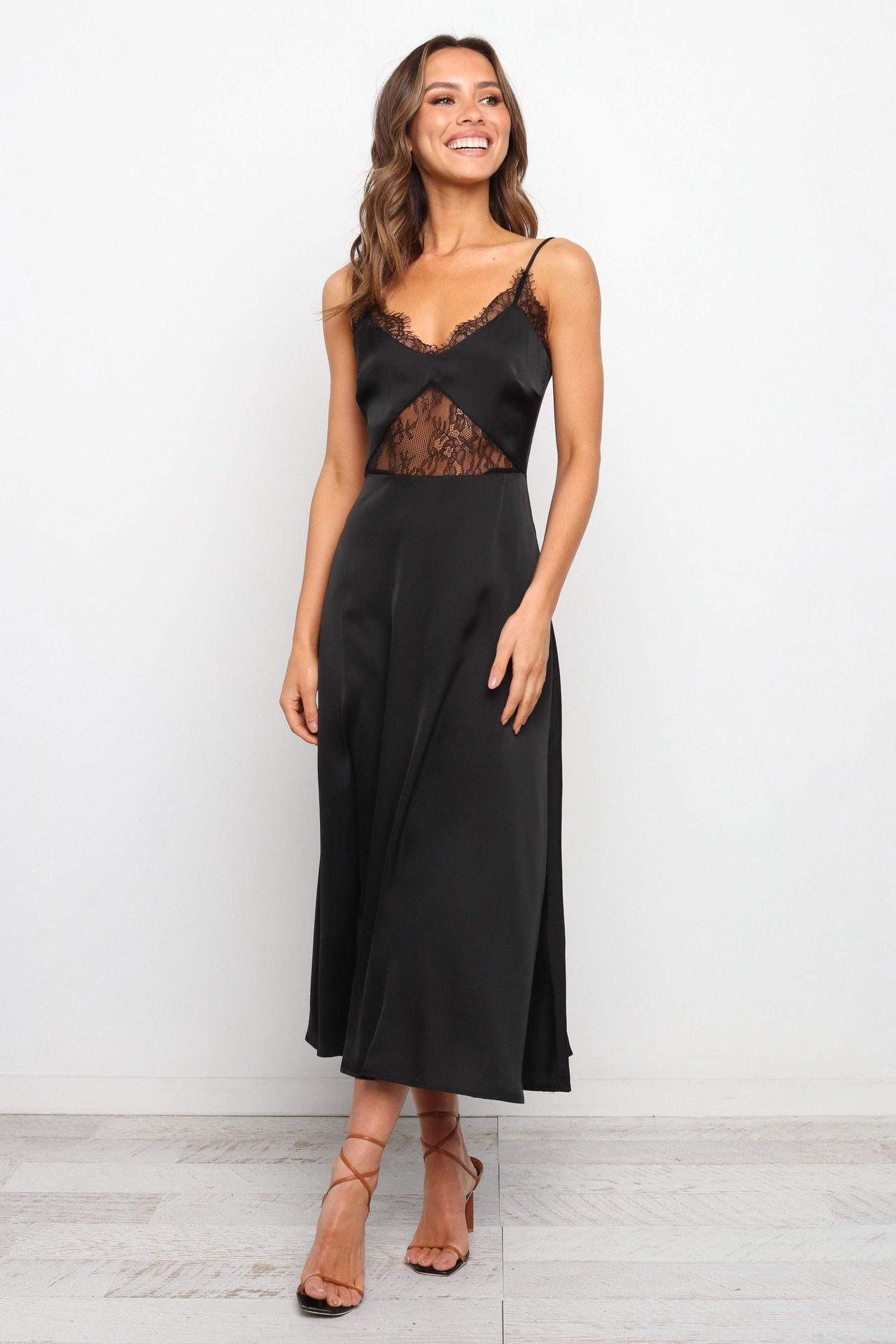 new fashion V-neck sexy lace dress NSYSB47836