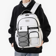 2025新款跨境男学生书包时尚百搭减负护脊大容量三到六年级双肩包