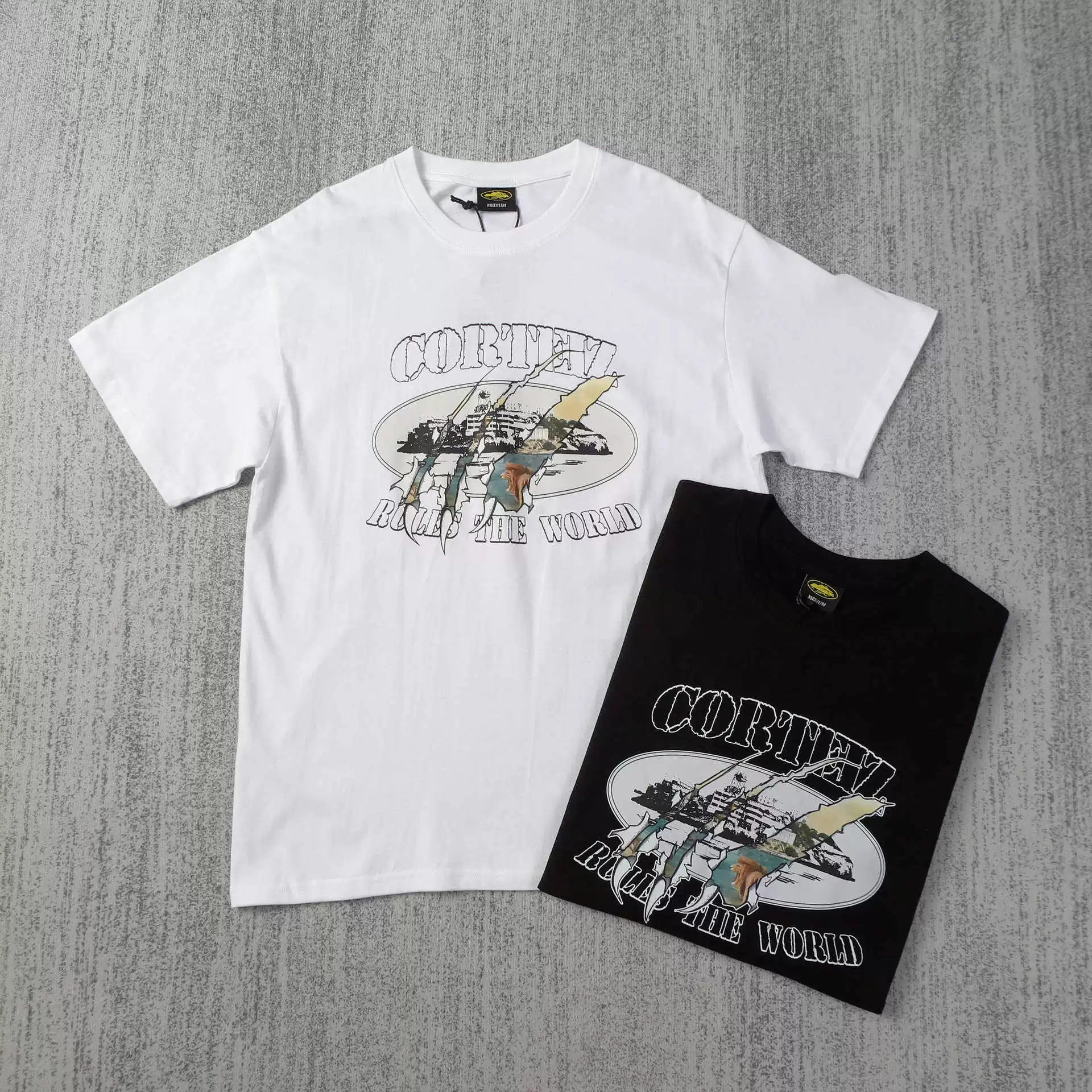 Base summer T-shirt, with short sleeve, oversize