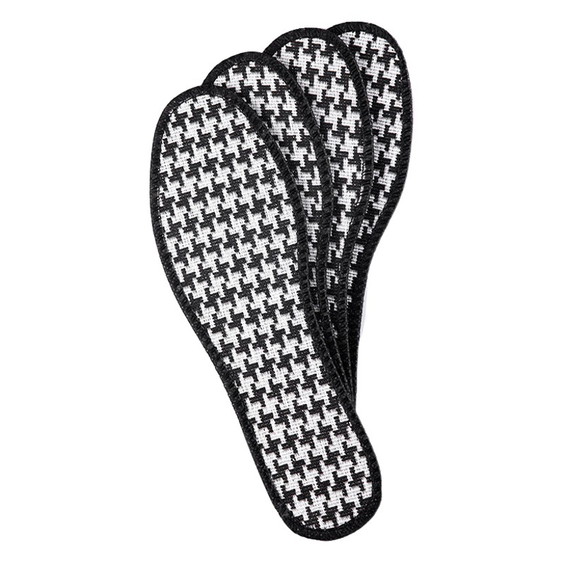 Plantilla de desodorante de carbón de bambú hombres y mujeres desodorante transpirable plantilla absorbente del sudor deportes transpirable zapatos de cuero cómodos Four Seasons plantilla