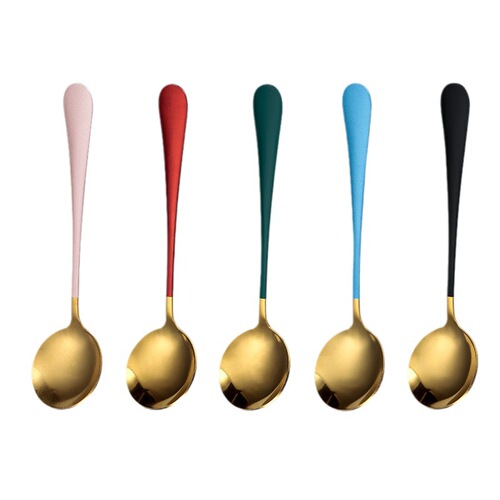 304 stainless steel internet celebrity creative high-looking thickened spoon household rice spoon spoon large spoon long handle