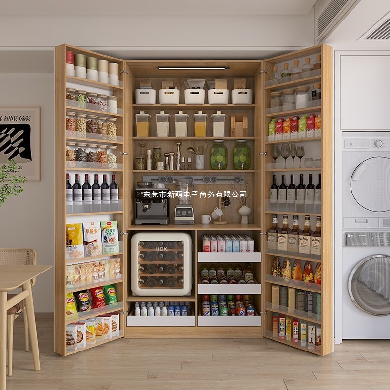 Snack Storage Cabinet, Wine Cabinet, Small Vertical Cabinet, Sideboard, Wall-Mounted Tea Cabinet, Living Room Storage Cabinet, Storage Cabinet