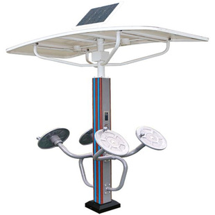 Outdoor Seesaw Fitness Station Outdoor Double Abdominal Muscle Board Outdoor Solar Power Generation