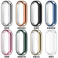 新しいモデルは、Xiaomi Mi Band 10 セラミック バージョン電気メッキ TPU 保護ケース Mi Band9 オールインクルーシブ TPU ケースに適しています。
