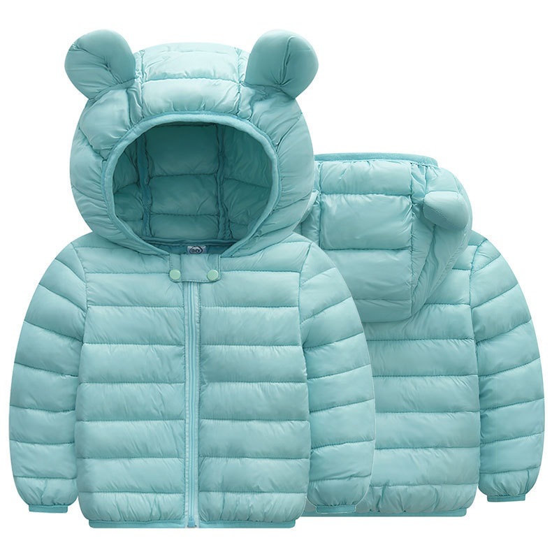 Niños y niñas invierno ropa acolchada de algodón 1-2-4 años bebé invierno ropa acolchada de algodón Bebé Ropa para niños nuevo abrigo de chaqueta acolchada de algodón ligero