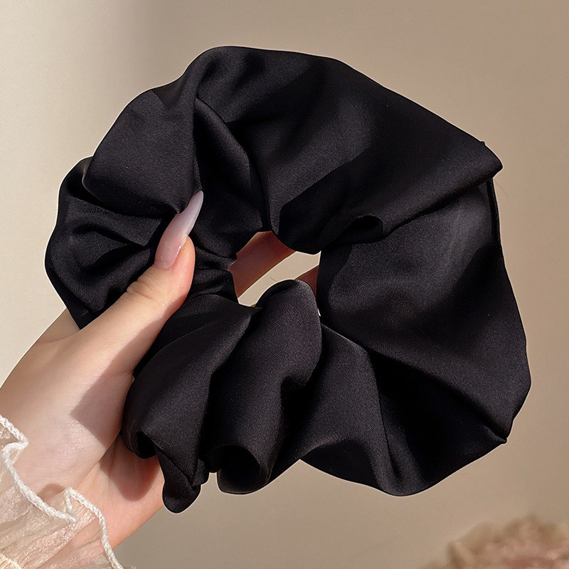2026 nuevo estilo coreano super grande anillo de pelo intestino grande niñas de alto nivel de sensación de cabello de flores cuerdas de cabello de cordón de goma adornos para el cabello