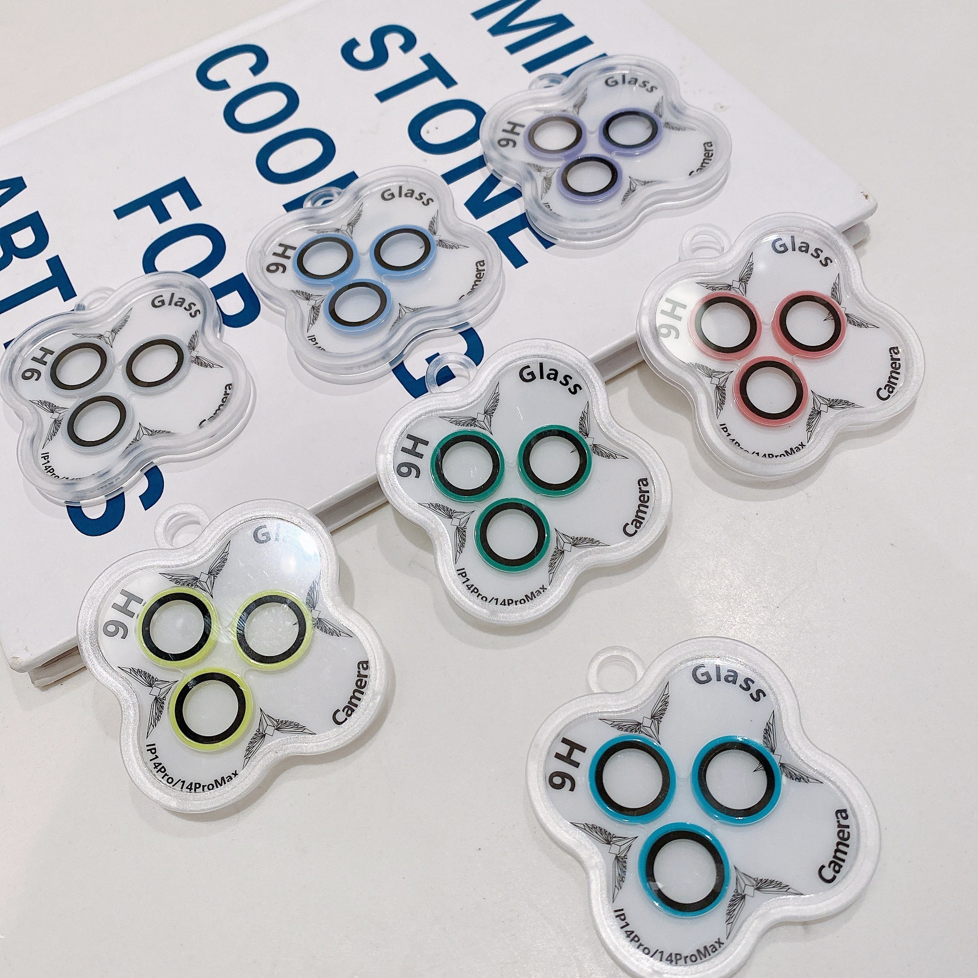 陶瓷定位镜头膜iphone16promax苹果15彩色14手机摄像头玻璃保护膜