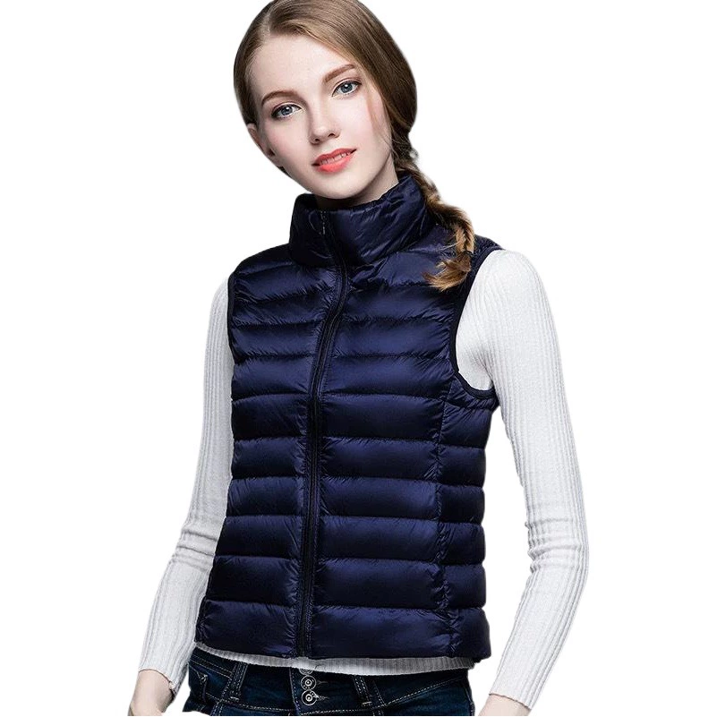 2024, новый пуховый жилет, женский короткий женский легкий пуховик, жилет, пуховик, жилет