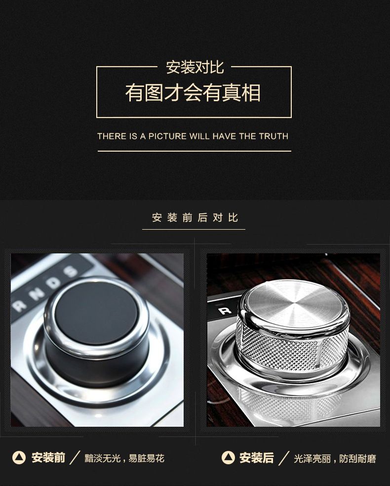 Suitable For Land Rover Discovery 45 Aurora Range Rover Executive Gear Knob Jaguar XEL XFL F-PACE Gear Cover