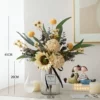 Large bottle+sunflower bouquet