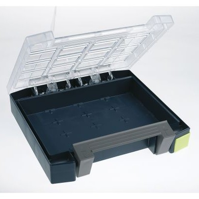 Raaco 灰色 PC，PP 零件收纳盒 134750, 55mm x 241mm x 225mm