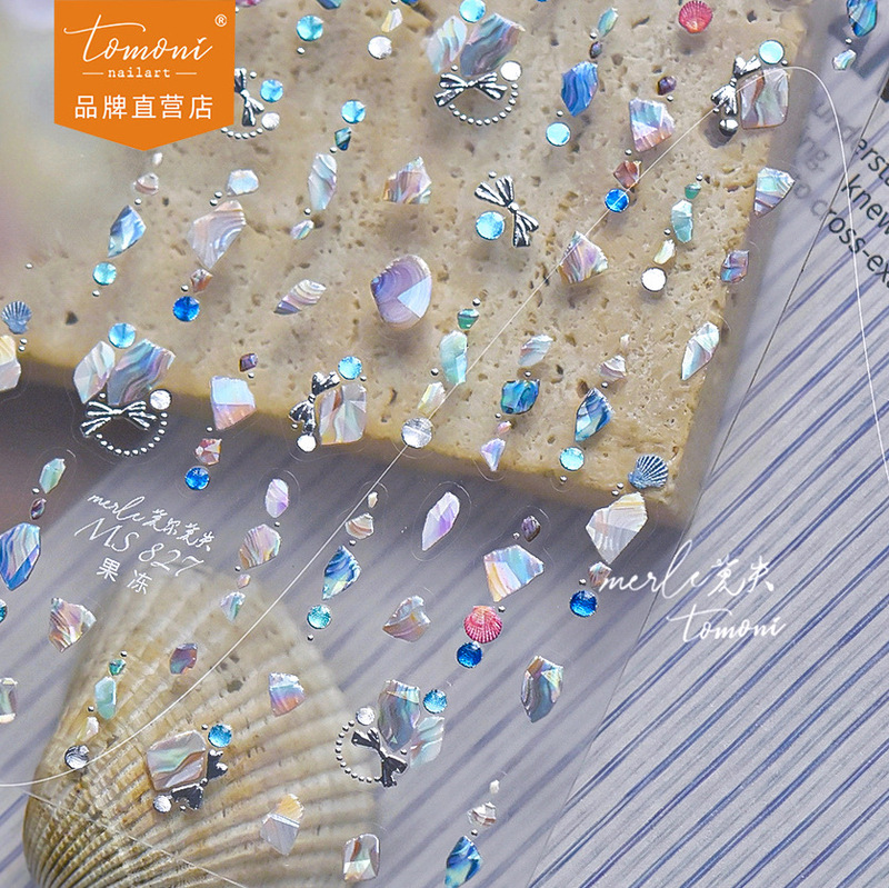 Tomoni & Missing Jelly Manicure Stickers Small Fresh Handbook Decorative Shell Pieces Practical Small Nose Stickers Tomoni & Missing Jelly Manicure Stickers Small Fresh Handbook Decorative Shell Pieces Practical Small Nose Stickers