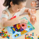 Hibiscus Angel Sticker Paper Painting DIY Handmade Cartoon Creative Sticker Paper Painting Children's Early Education Educational Toys
