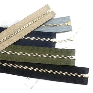 Spot wholesale 5 real copper zipper metal copper open tail jacket coat zipper clothing accessories manufacturers