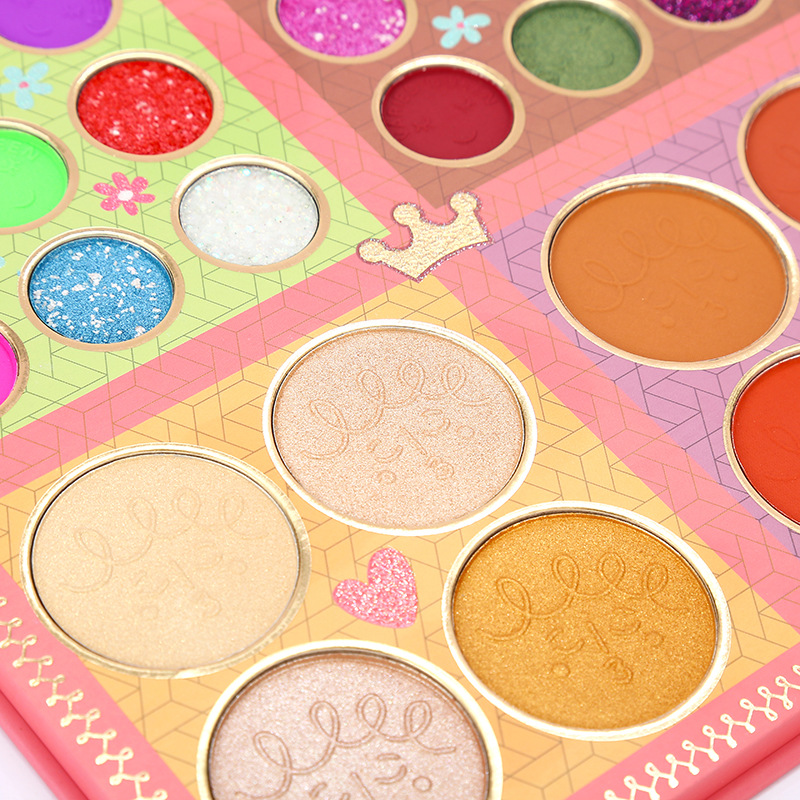 Plaque de fard à paupières de rêve mat 26 couleurs non décoloration ombre à paupières scintillante lifting haute brillance poudre fard à joues plaque intégrée_voghion.com