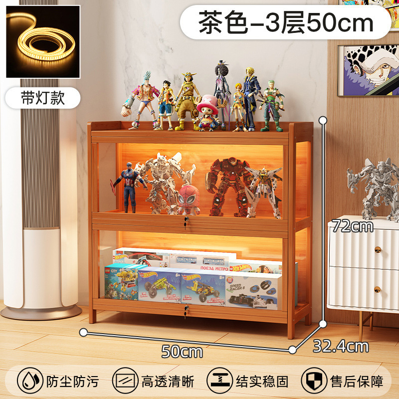 ロック可能なアクリルフィギュアディスプレイキャビネット、透明防塵ディスプレイスタンド、レゴブラインドボックス装飾品モデル収納キャビネット|undefined