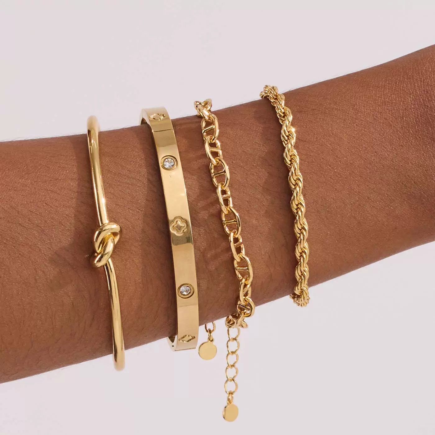 欧美ins风 小众简约同心结绳结打结手镯手环个性手链饰品批发手饰