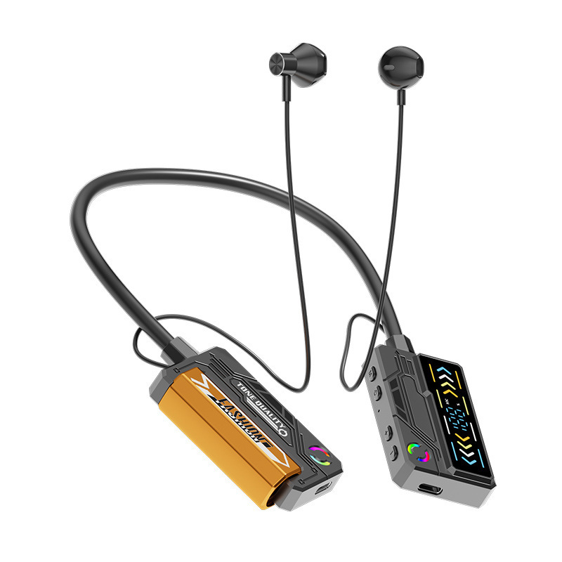 ファン付きBluetoothイヤホン、交換可能なバッテリー、長持ち、スポーツ、テイクアウト、アウトドア、イヤホン、重低音、eスポーツ、低遅延|undefined