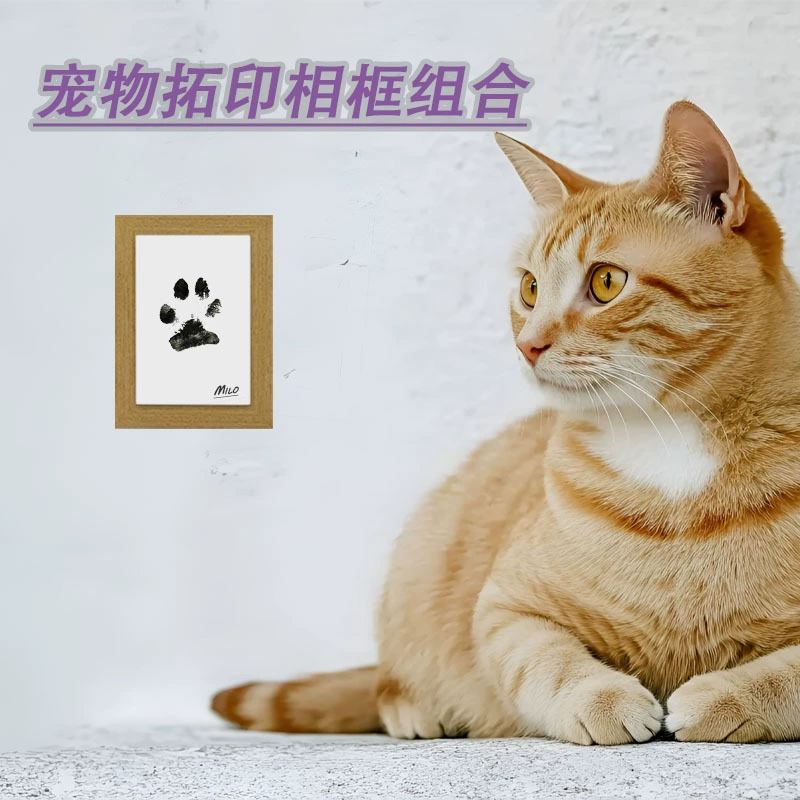 Набор для создания памятных фотографий и отпечатков лап и хвостов домашних животных, не требующий смывания, для трансграничной торговли, товары для памятных вещей в память о питомцах