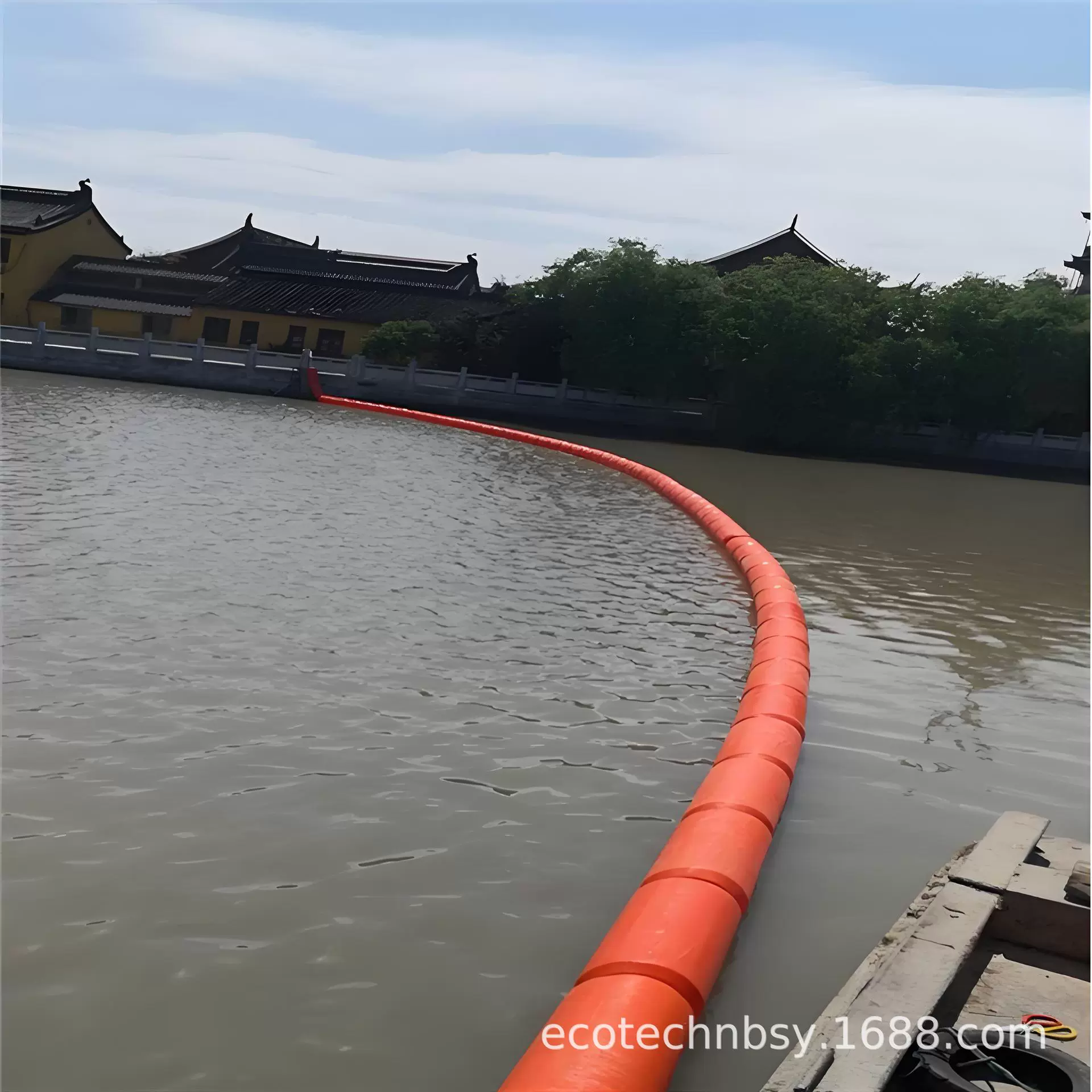 Плавучий понтон, блокирующий загрязнение, с большой плавучестью для гидроэлектростанций, водоблокирующая трава, труба для мусора в реке, плавучий корпус из полиэтилена, прямые продажи от производителей воды.