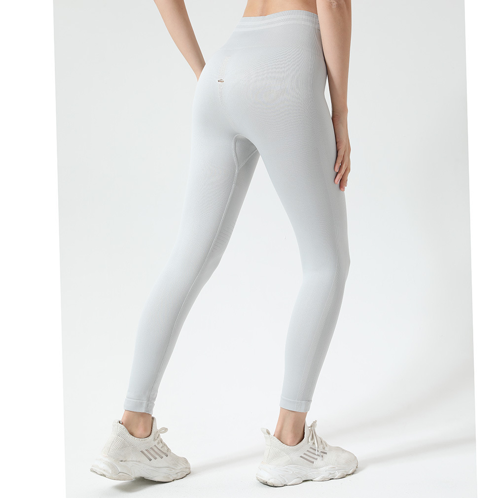 Seamless Wide Band Waist Sports Leggings NSOUX48170