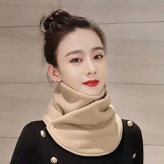 围巾女冬季保暖毛绒围脖ins风高颜值护脖领学生可爱百搭围巾脖套