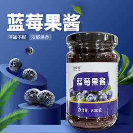 蓝莓果酱 早餐涂抹面包酱烘焙 吐司水果茶酱厂家批发蛋糕果酱代发