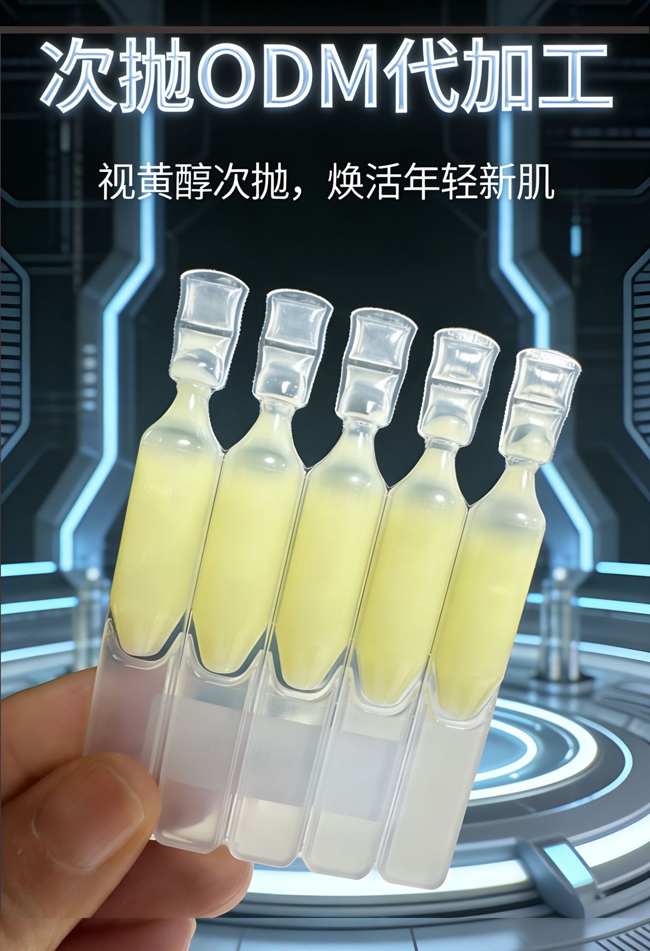 Esencia Facial Monodosis Antiarrugas Hidratante, Iluminador, Antienvejecimiento