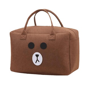 Cartoon organizer bag for traveling, big suitcase, linen bag 5