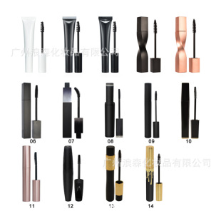 Cross-border Mascara neutral LOGO-free long multiple double-headed fine brush head waterproof Mascara wholesale Mascara