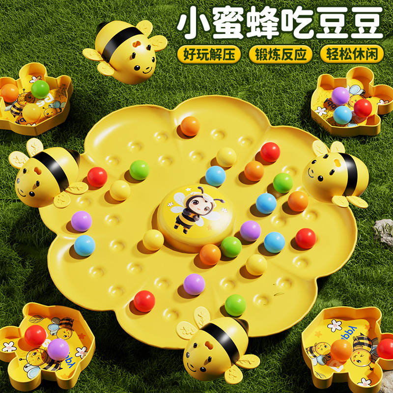 Aventura de recolección de perlas de abejas transfronterizas pesca con perlas magnéticas juego de mesa fiesta interactiva entre padres e hijos juguetes educativos de educación temprana