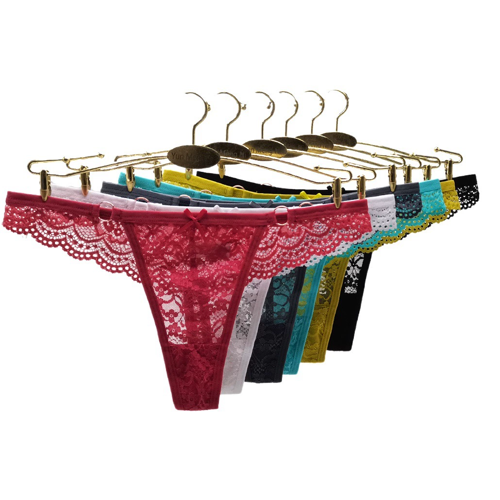 Женские стринги Yun Mengni Foreign Trade, трансграничные AliExpress, желание Amazon, европейские и американские сексуальные кружевные женские трусики