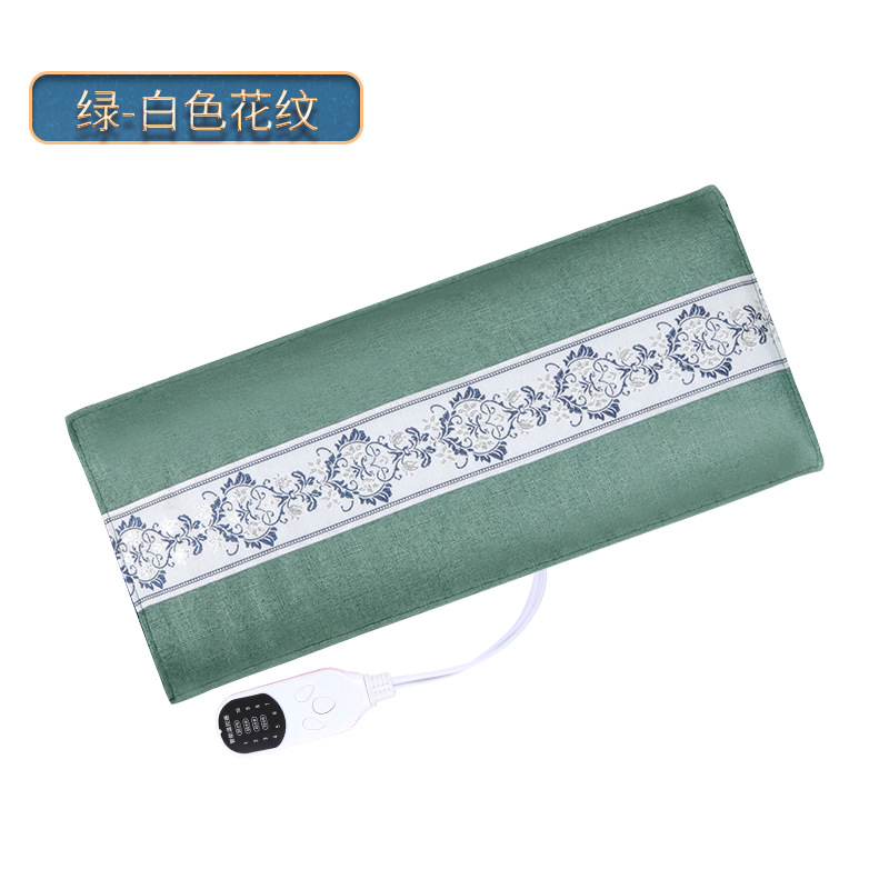 Green, green and white stripes - bamboo hemp [free mugwort bag]