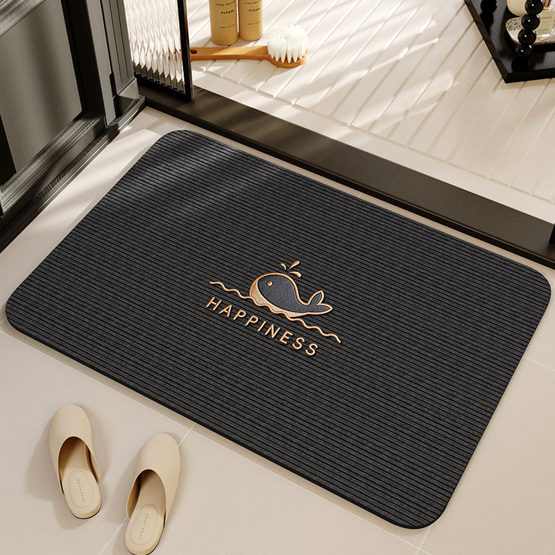 Water-Absorbing and Quick-Drying Bathroom Floor Mat, Non-Slip Foot Mat for Bathroom Entrance, Diatomaceous Earth Mat for Toilet and Restroom Entrance Water-Absorbing and Quick-Drying Bathroom Floor Mat, Non-Slip Foot Mat for Bathroom Entrance, Diatomaceous Earth Mat for Toilet and Restroom Entrance