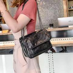 ロゴ入り高級新作ヤングツリーニキオイルワックス牛革メッセンジャーバッグショルダークロスボディチェーンレディースバッグ