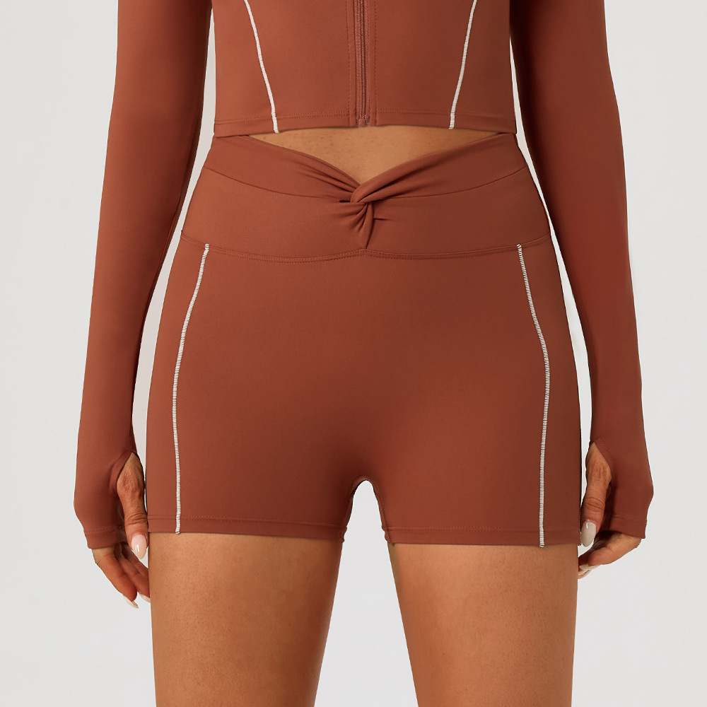 Personalizado desnudo transfronterizo Kink Fitness panty desnudo de mujer panty corredor de yoga
