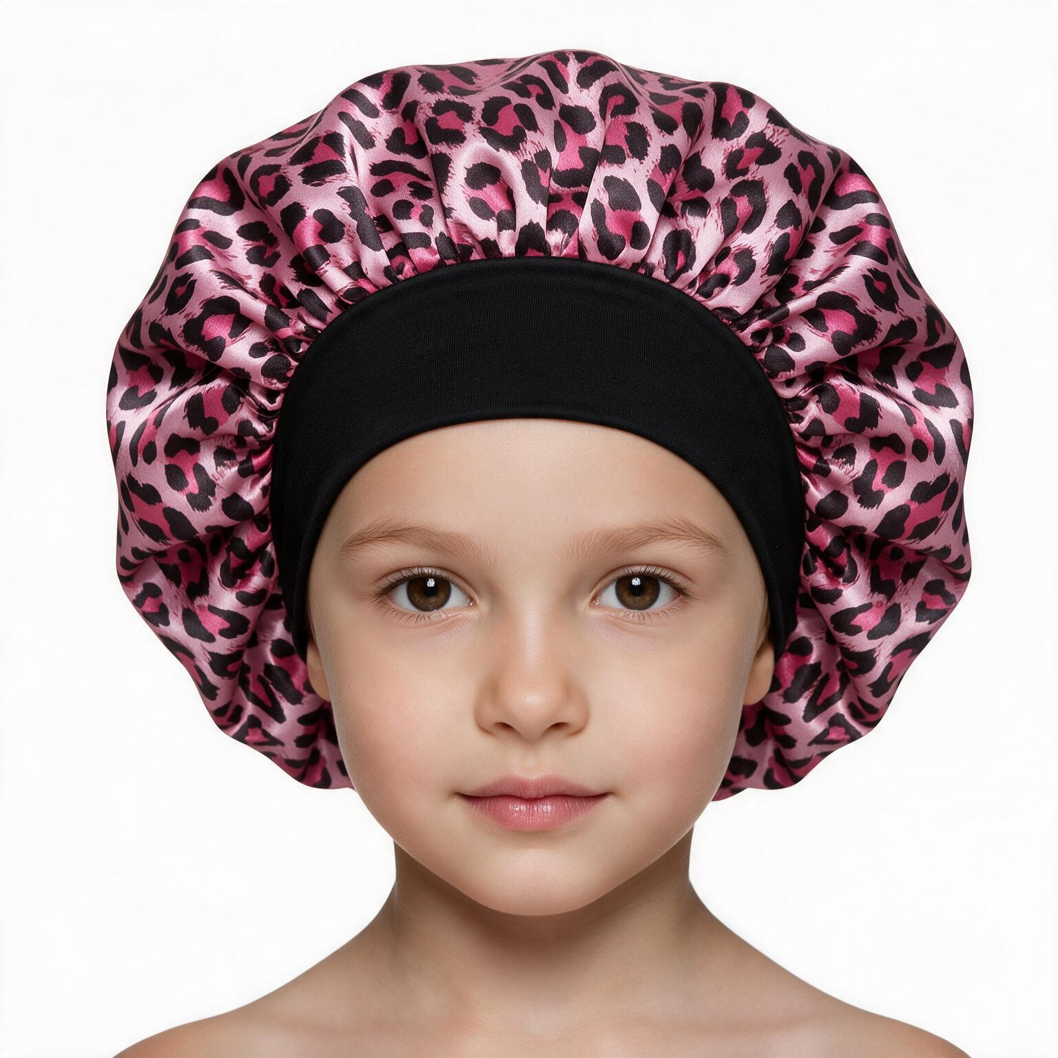Amazon ventas transfronterizas europeas y americanas gorras de dormir de seda elástica gorras redondas gorras de pelo para bebés