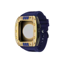 Корпус Apple Watch 2022 Корпус из нержавеющей стали Набор корпуса Apple Watch Каменное кольцо Модифицированный корпус Apple 44 мм 45 мм