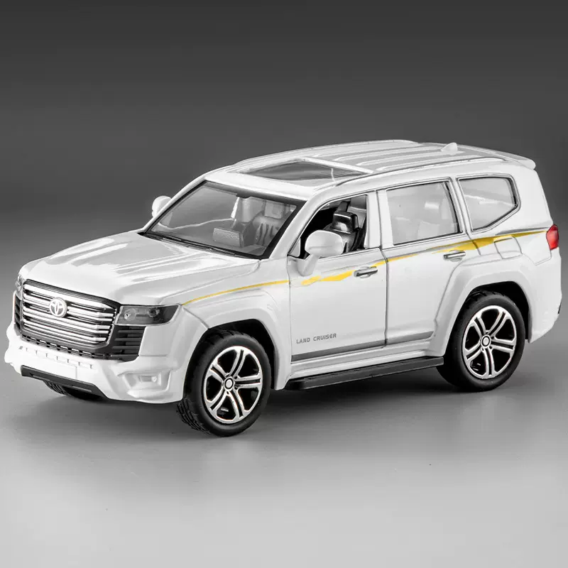 正新源C55506A酷路泽1/32仿真儿童玩具男孩LC300合金车模型批发