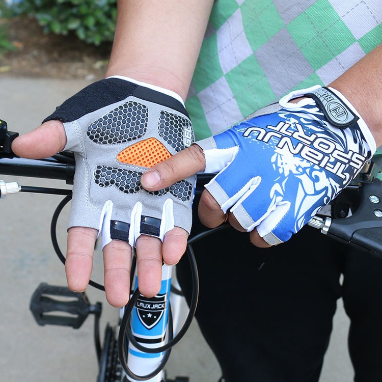 Al Aire Libre ciclismo mano nuevos hombres y mujeres medio dedo guantes ejercicio deportes Palma protección montañismo fino sol-prueba fitness guantes