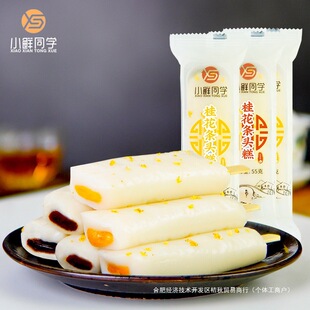 老上海風味產小鮮同學桂花條頭糕紅豆味城隍廟糕點心麻薯糯米團