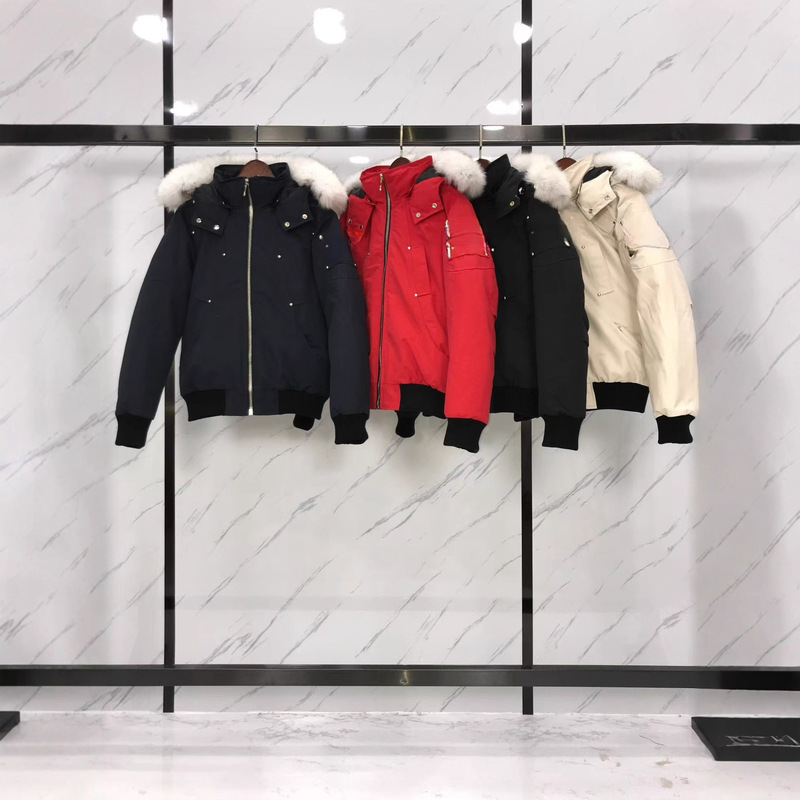 Moose Flight Jacket Winter Small Scissors down Jacket Model 02 Men's Pilot Jacket Warm Moose Flight Jacket Winter Small Scissors down Jacket Model 02 Men's Pilot Jacket Warm