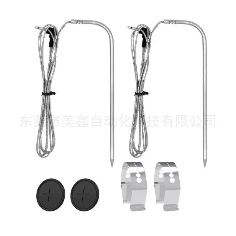 BBQ硅胶手柄温度探针烤肉 烤箱高温食品级温度传感器热敏电阻